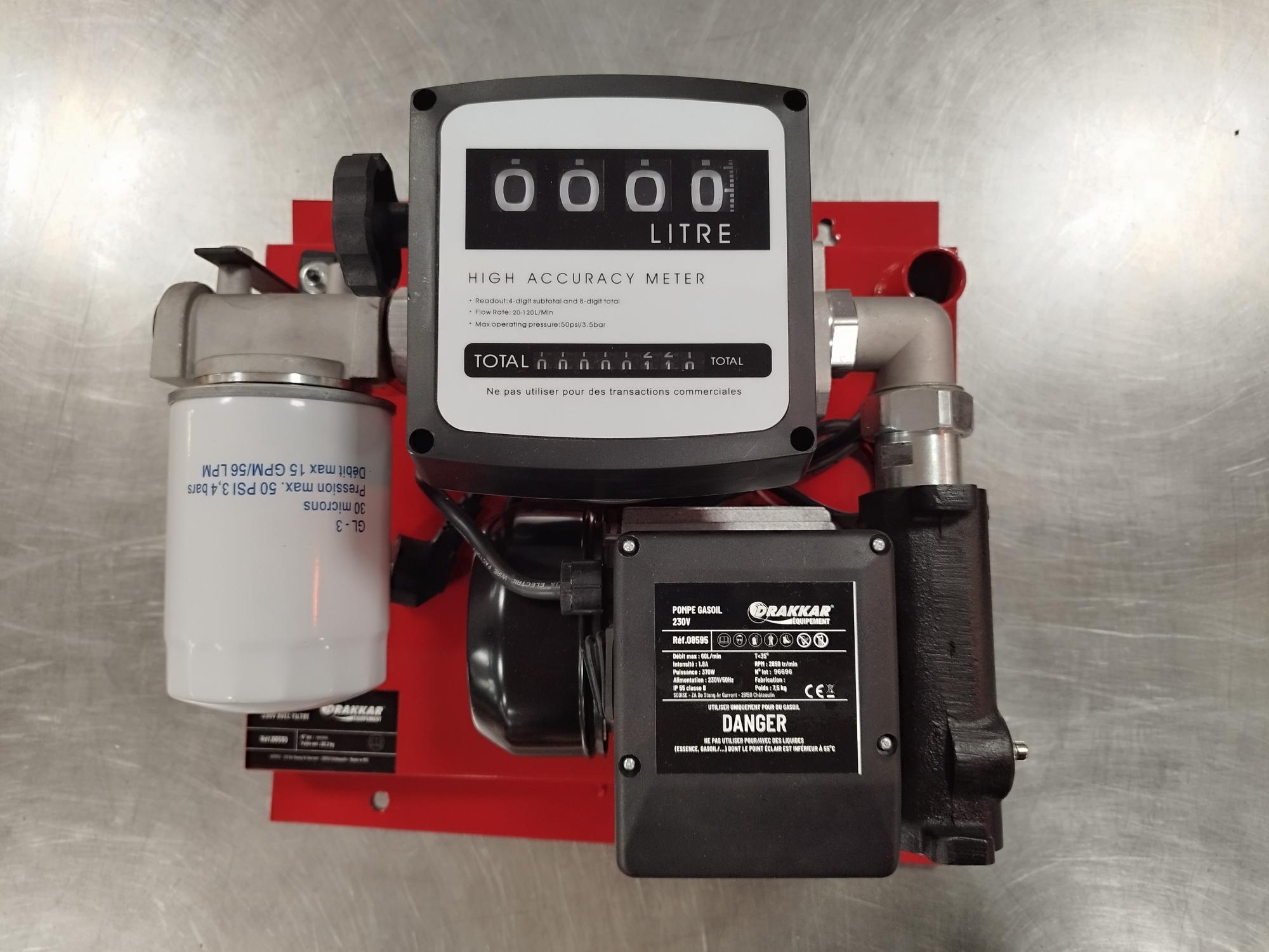 STATION MURALE DE TRANSFERT GASOIL 230V