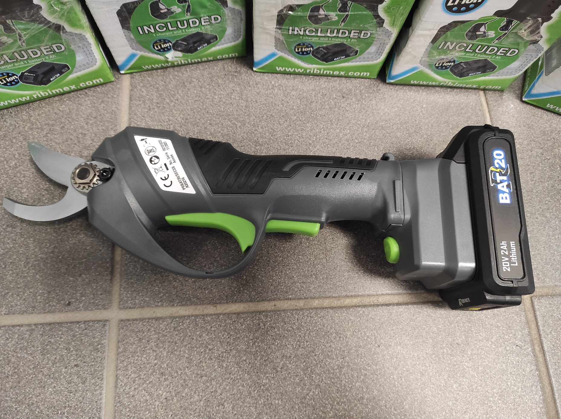 Ribimex sécateur à batterie 20 V – Image 3