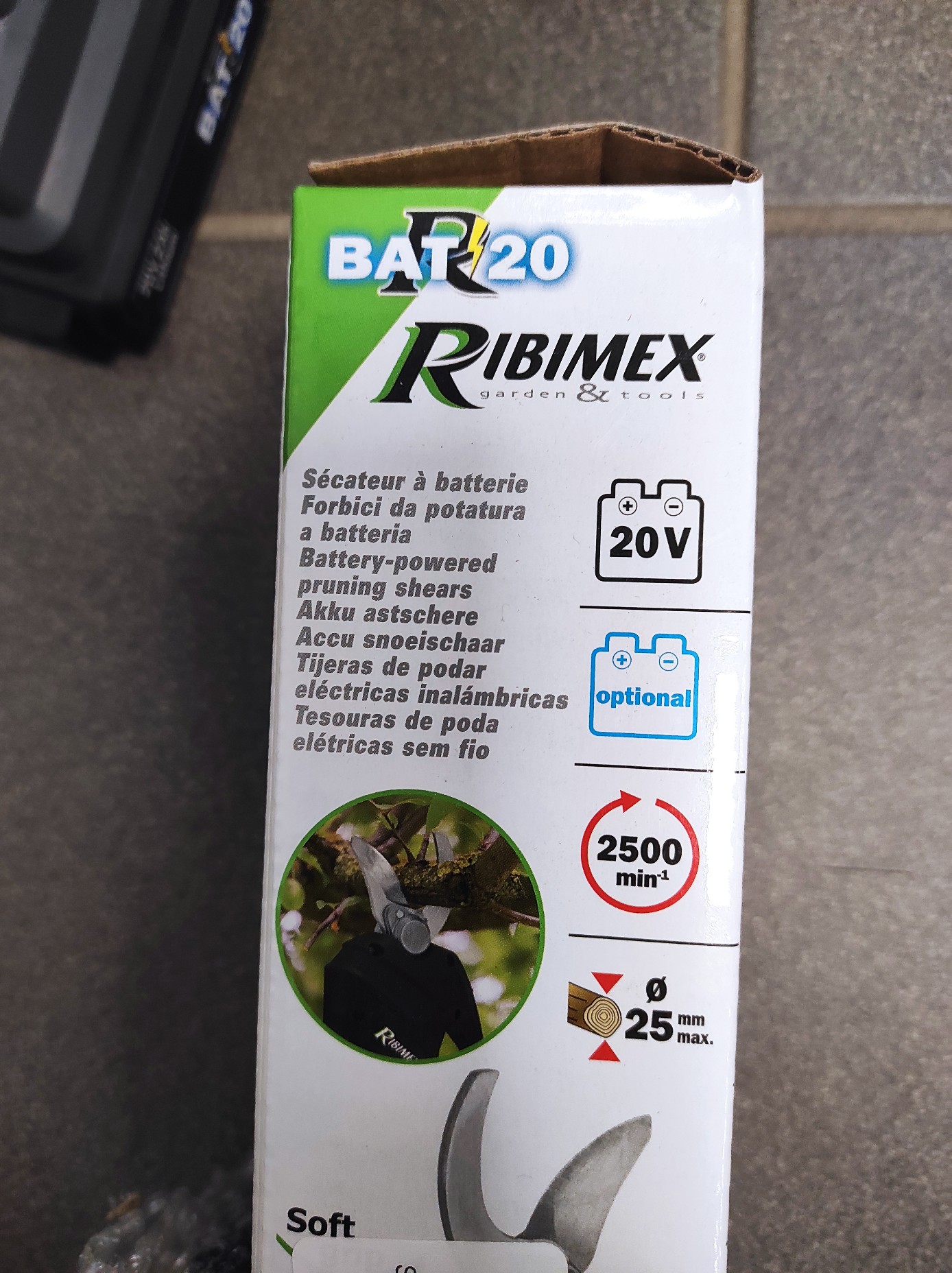 Ribimex sécateur à batterie 20 V – Image 4